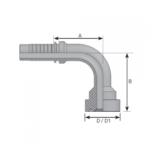 SUPERCAT flange 90°. (F90S)